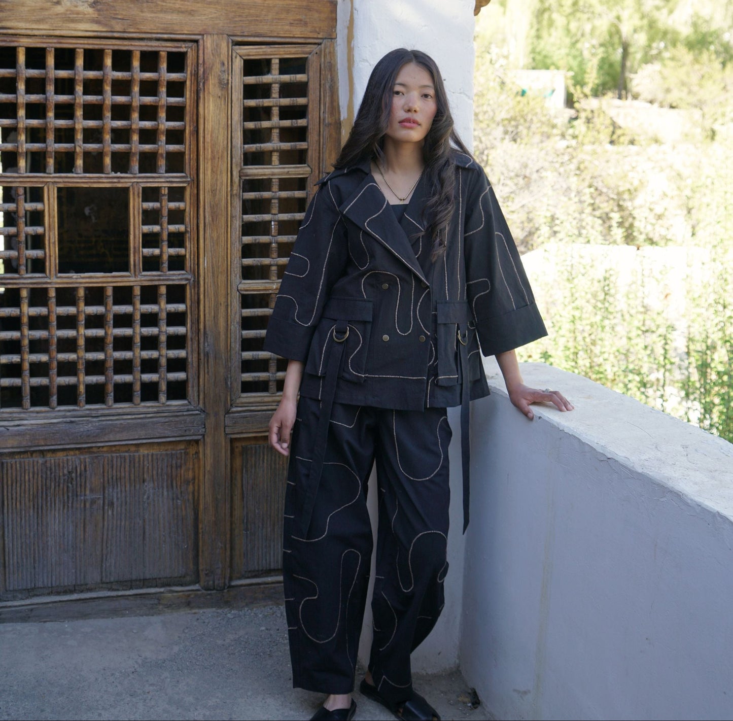 Diskit Corded Trousers – Noir