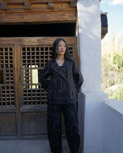Diskit Corded Trousers – Noir