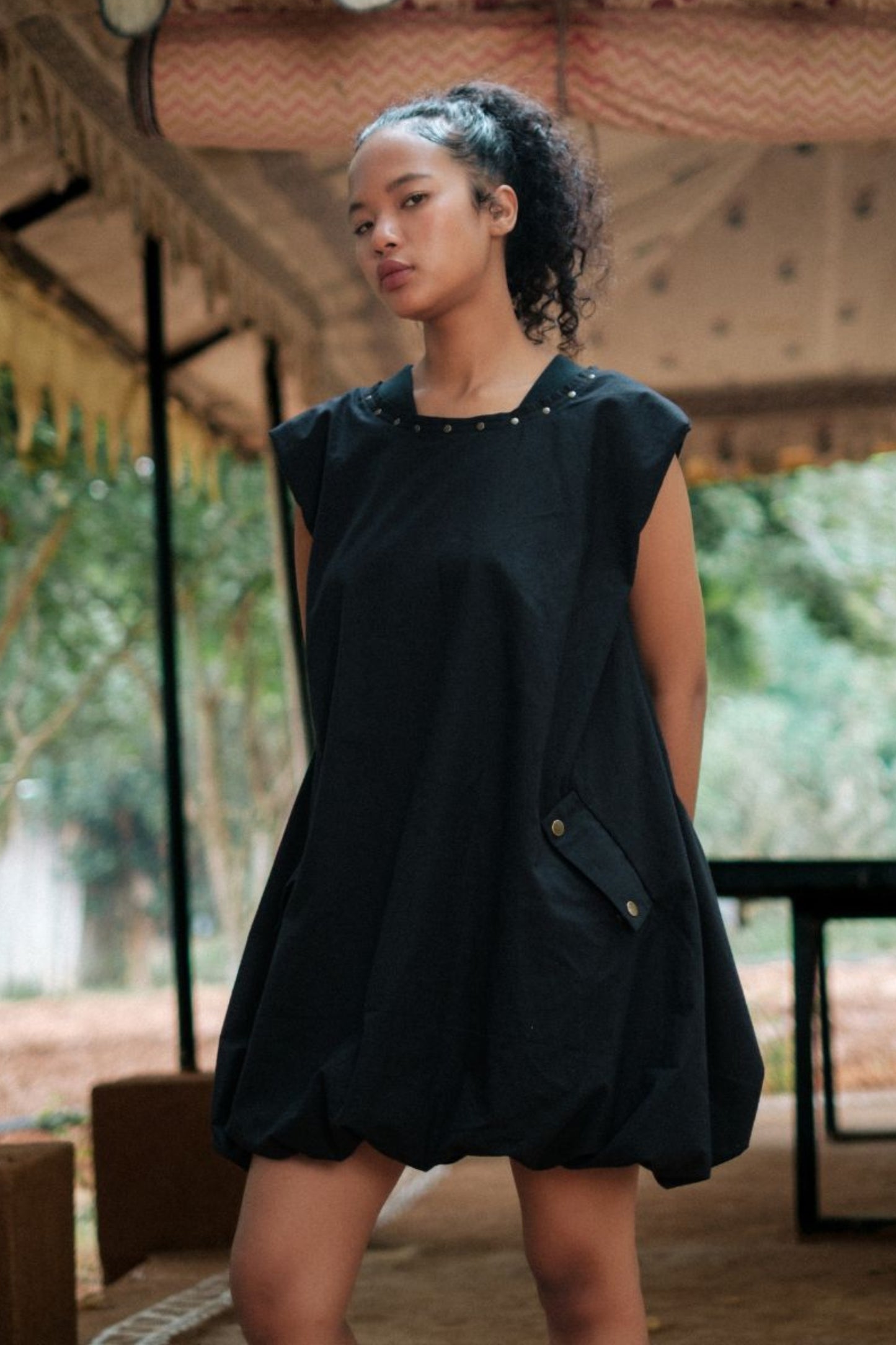 Nara gather dress