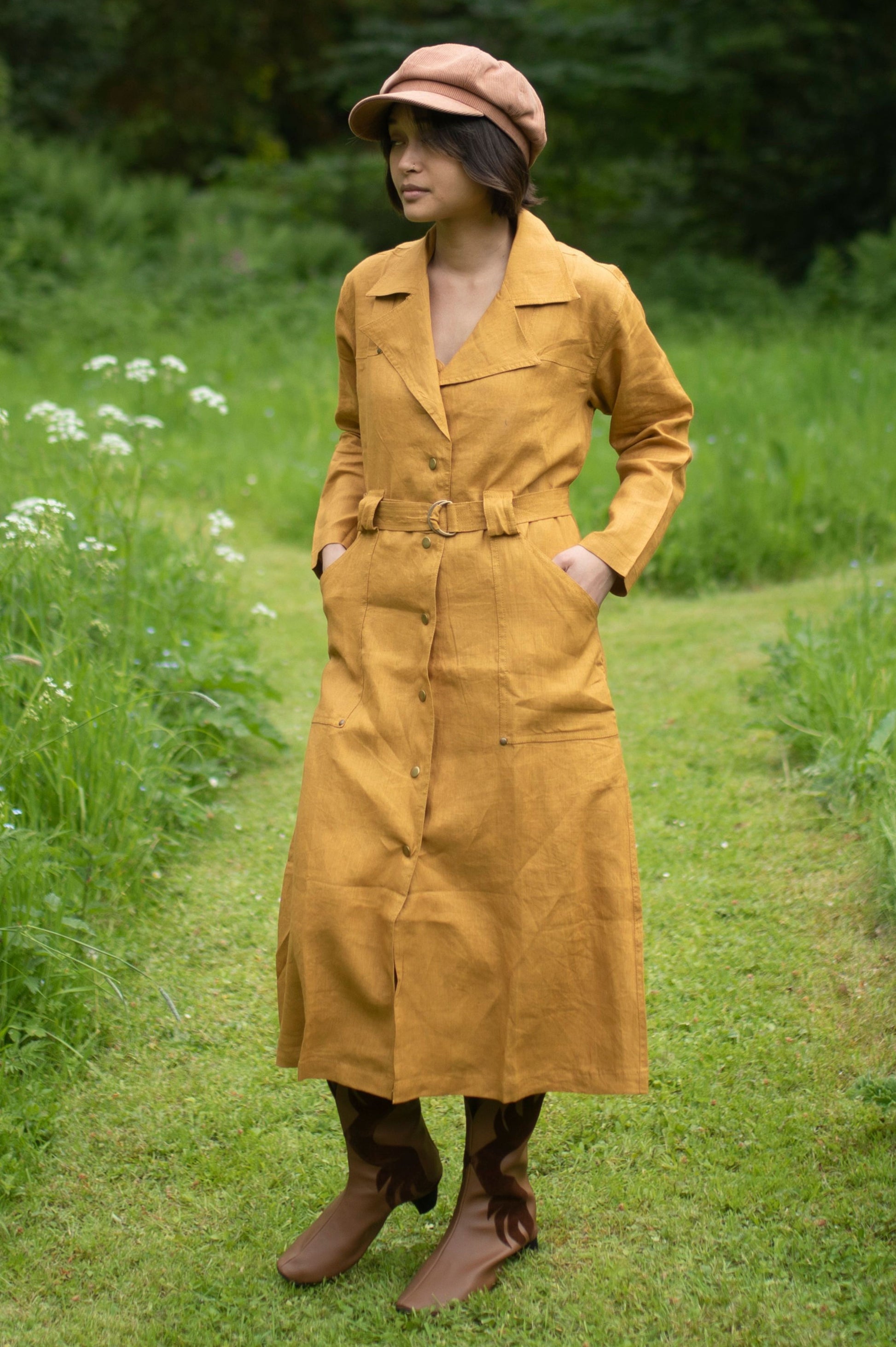 Fair Fashion Sommer Trenchcoat Collectif Clothing 40s Korrina
